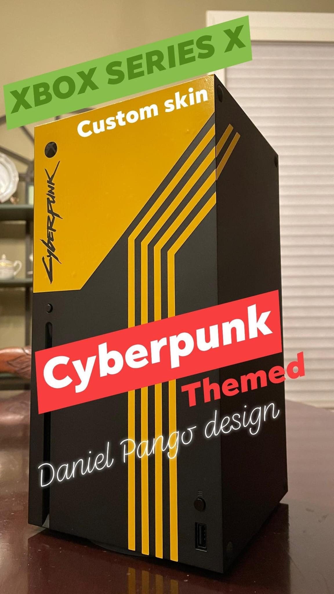 Custom skin for Xbox Series X Cyberpunk edition Etsy