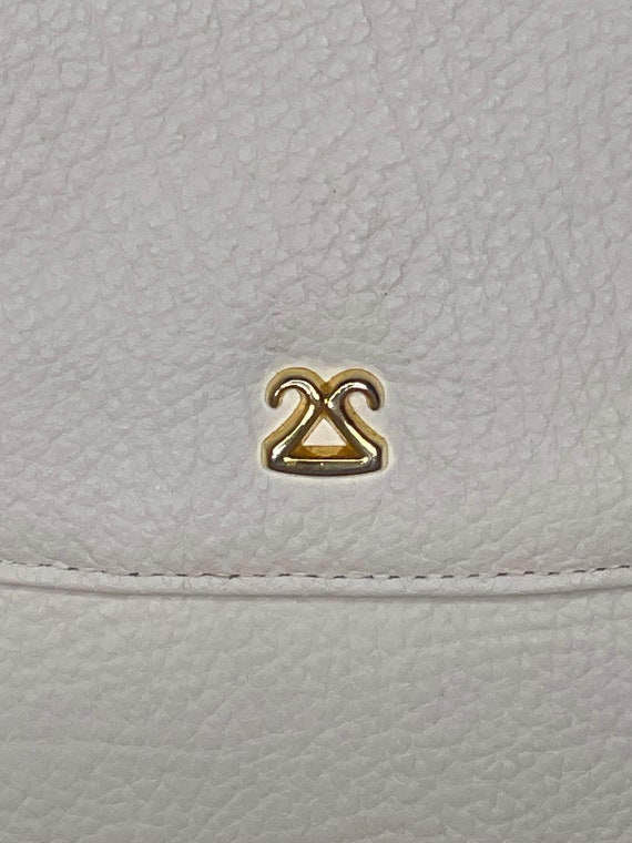 Vintage Marco Avane white flap handbag - image 1