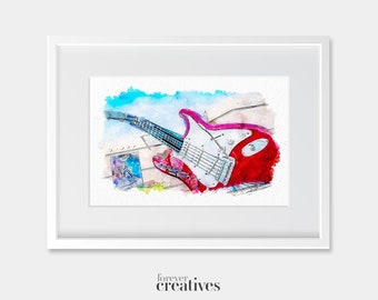 Rockin' Roller Coaster! | Watercolour Art Print