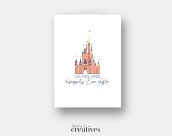 Cards | Disney Wedding | Choice of 4 Greetings