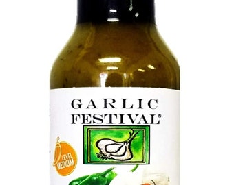 Garlic Festival Foods Garlic & Jalapeno Verde Hot Sauce