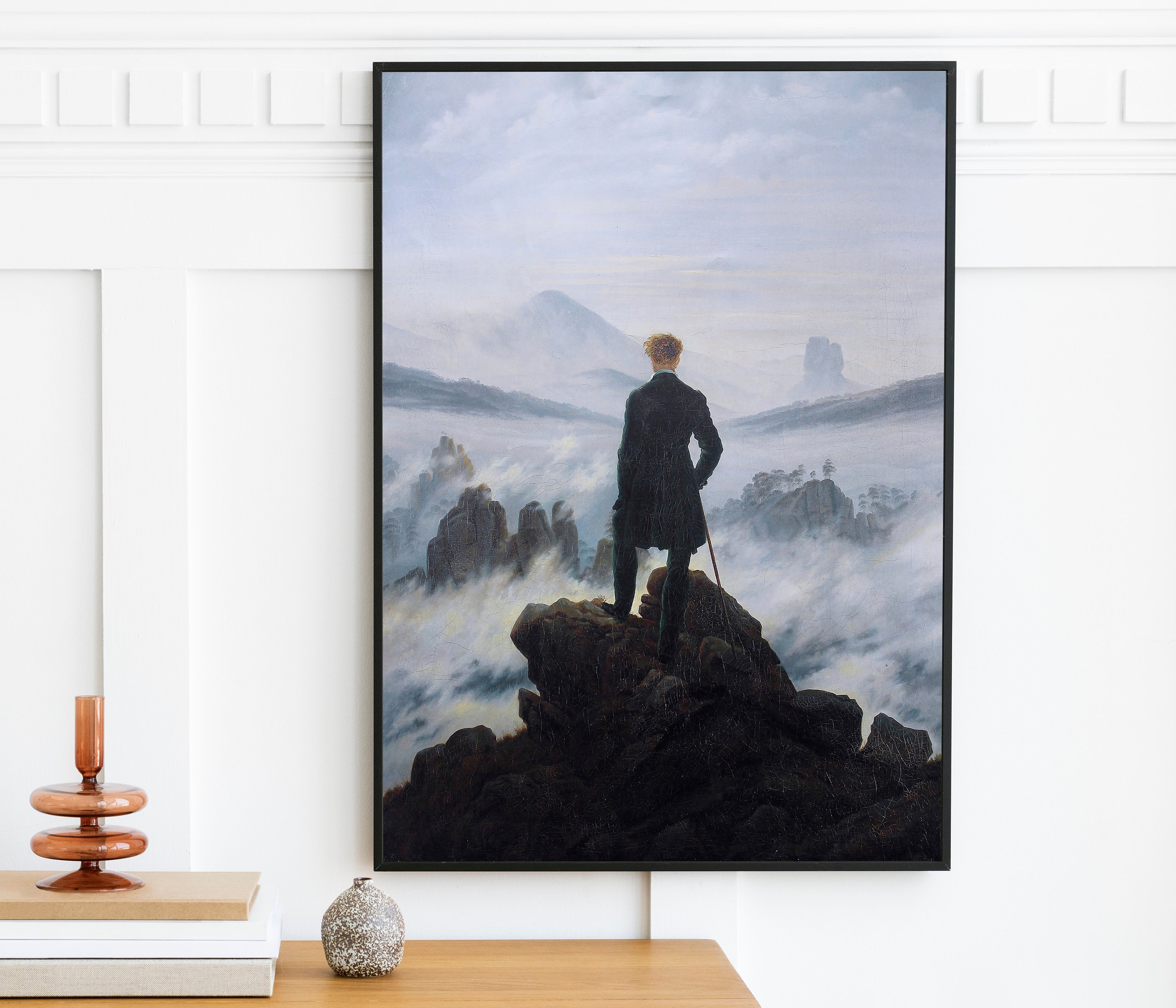 絵画 trip カスパー・ダーヴィト・フリードリヒ - 霧の海の上の放浪者