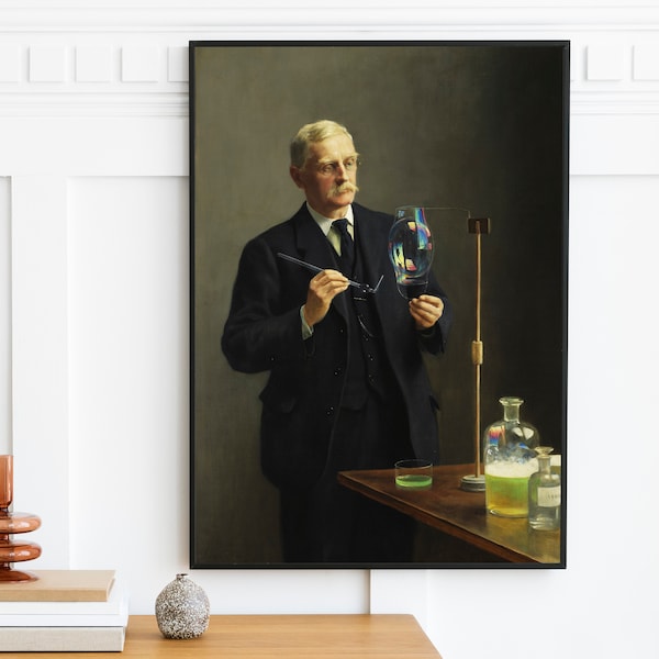 Man Portrait Painting | Portrait of a Man 20th Century Print | Vintage Portrait Oil Painting | Home Bedroom Wall Art | Digital Download