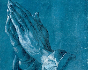 アンティーク 40s Albrecht Drer 壁掛 祈りの手プレイングハンズ Vintage German Hand Carved Albrecht Durer Wood Praying Hands