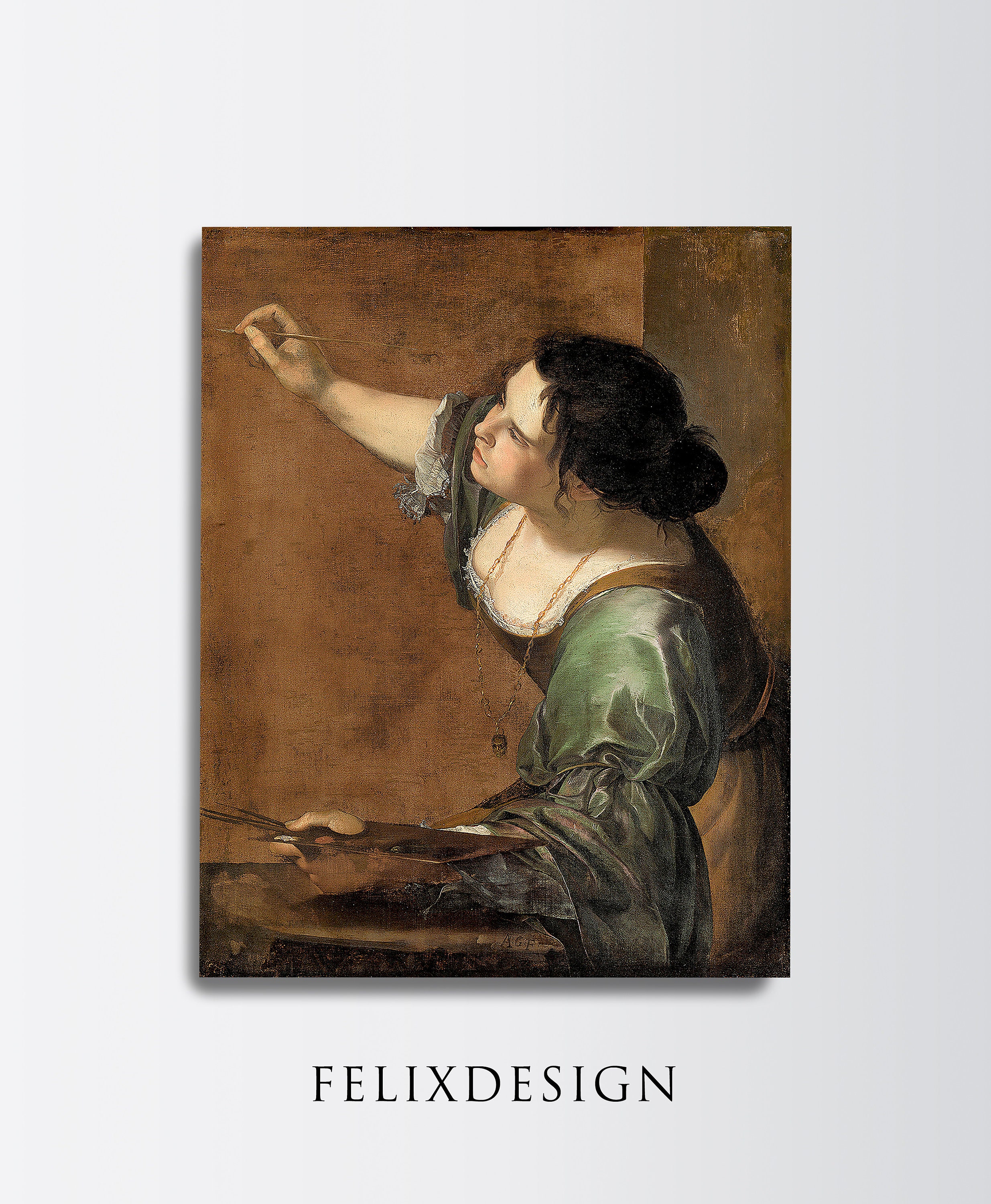 アルテミジア・ジェンティレスキ - 絵画の寓意としての自画像（1638