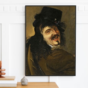 Man Portret Olieverfschilderij | Barokke Art Print | Vintage Man Portret schilderij | Muur Home Slaapkamer Decor Poster Print | Digitale download