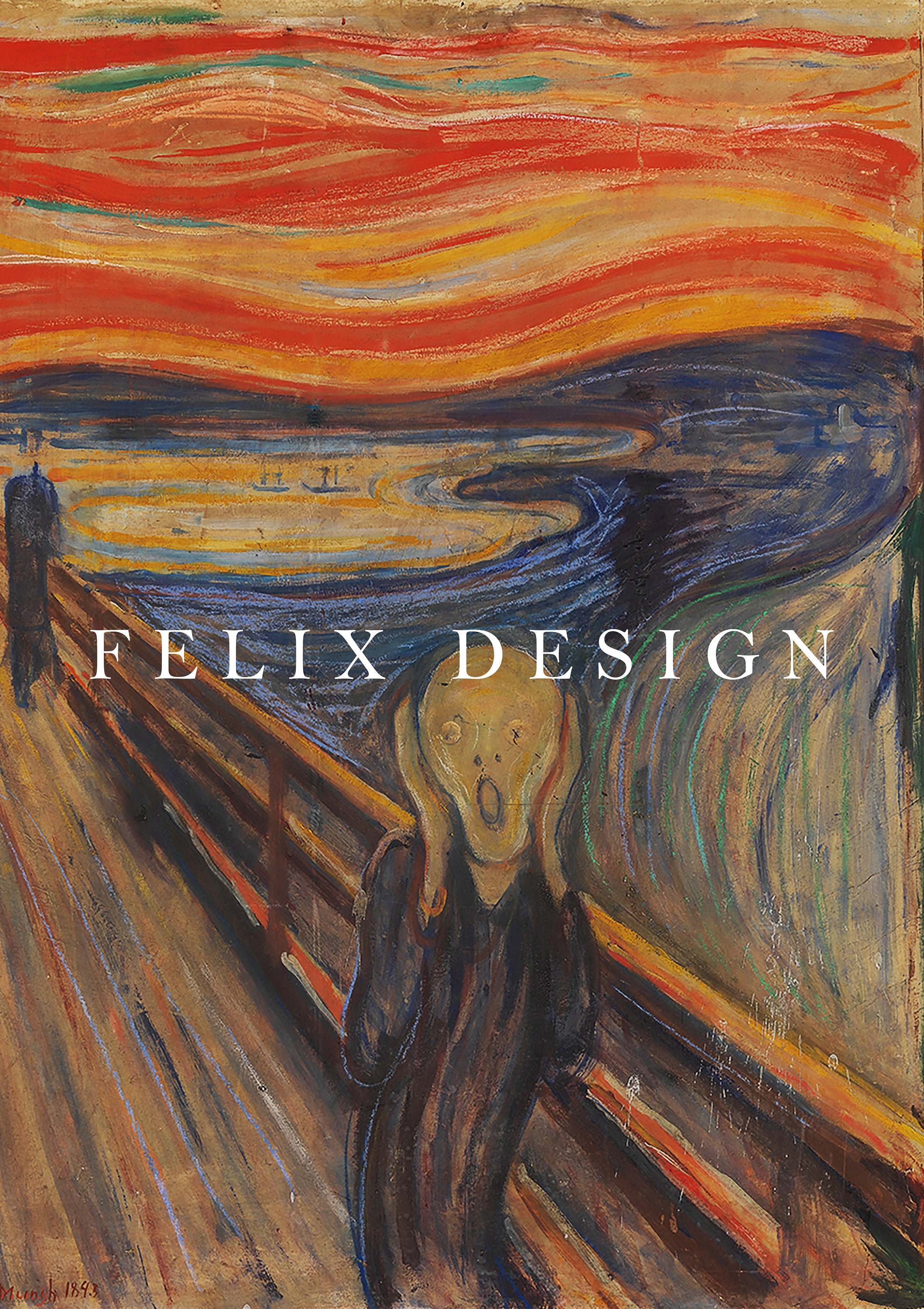 Edvard Munch - Der Schrei (1893) - Gemälde Poster Druck Schmerz Rot  Sonnenuntergang Home Wand Dekor Vintage Instant Art - Digitaler Download -  Etsy Österreich, image size:2118x3000