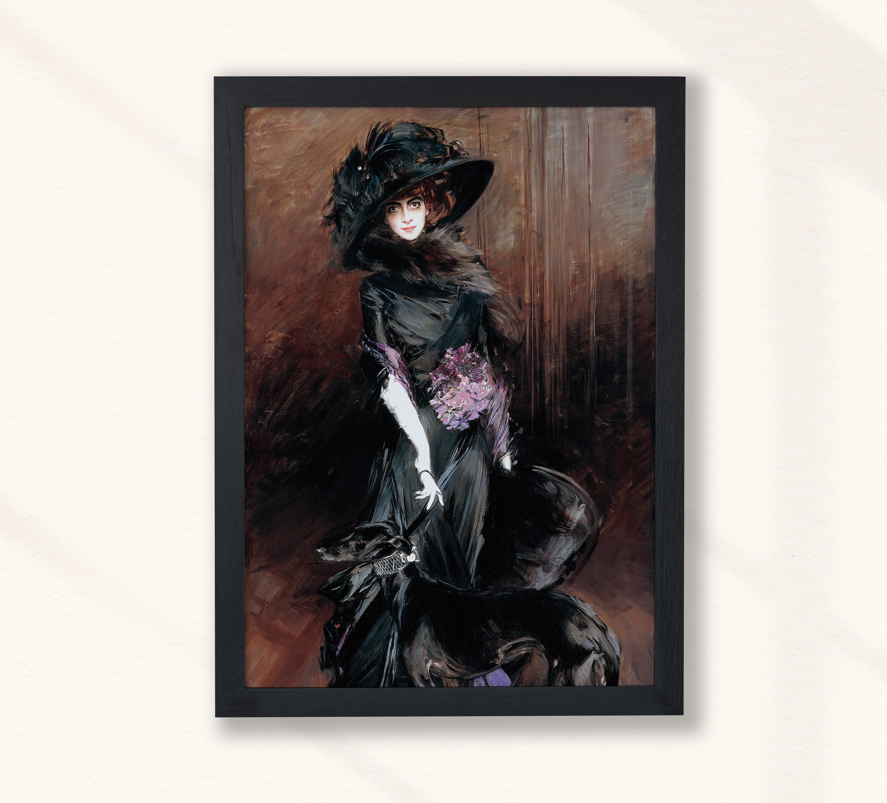 Giovanni Boldini - Marchesa Luisa Casati With a Greyhound (1908