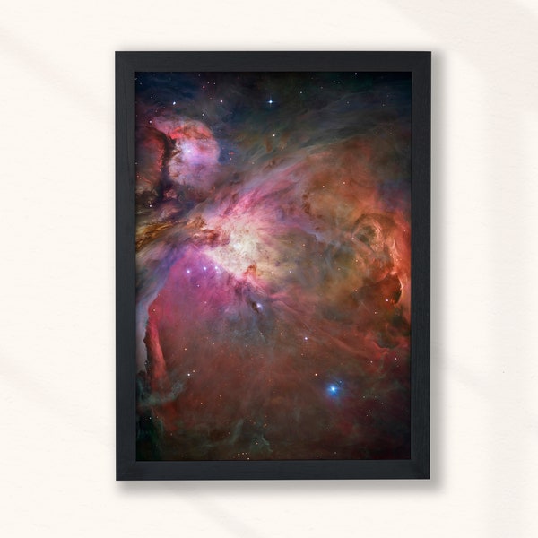 Orion Nebula Space Print | Vintage Oil Painting | Antique Print Classic Art Decor | Museum Quality | Telescope Photo | Digital Download