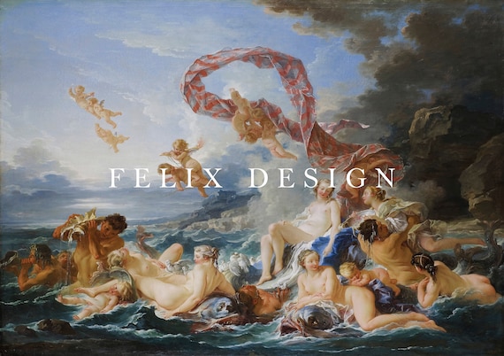 Amazon.com: Francois Boucher-The Birth and Triumph of Venus