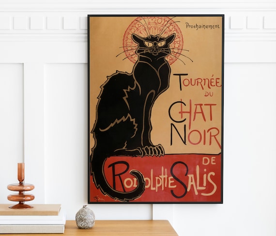 Théophile Steinlen - Chat Noir Black Cat | Museum Prints, Le Chat