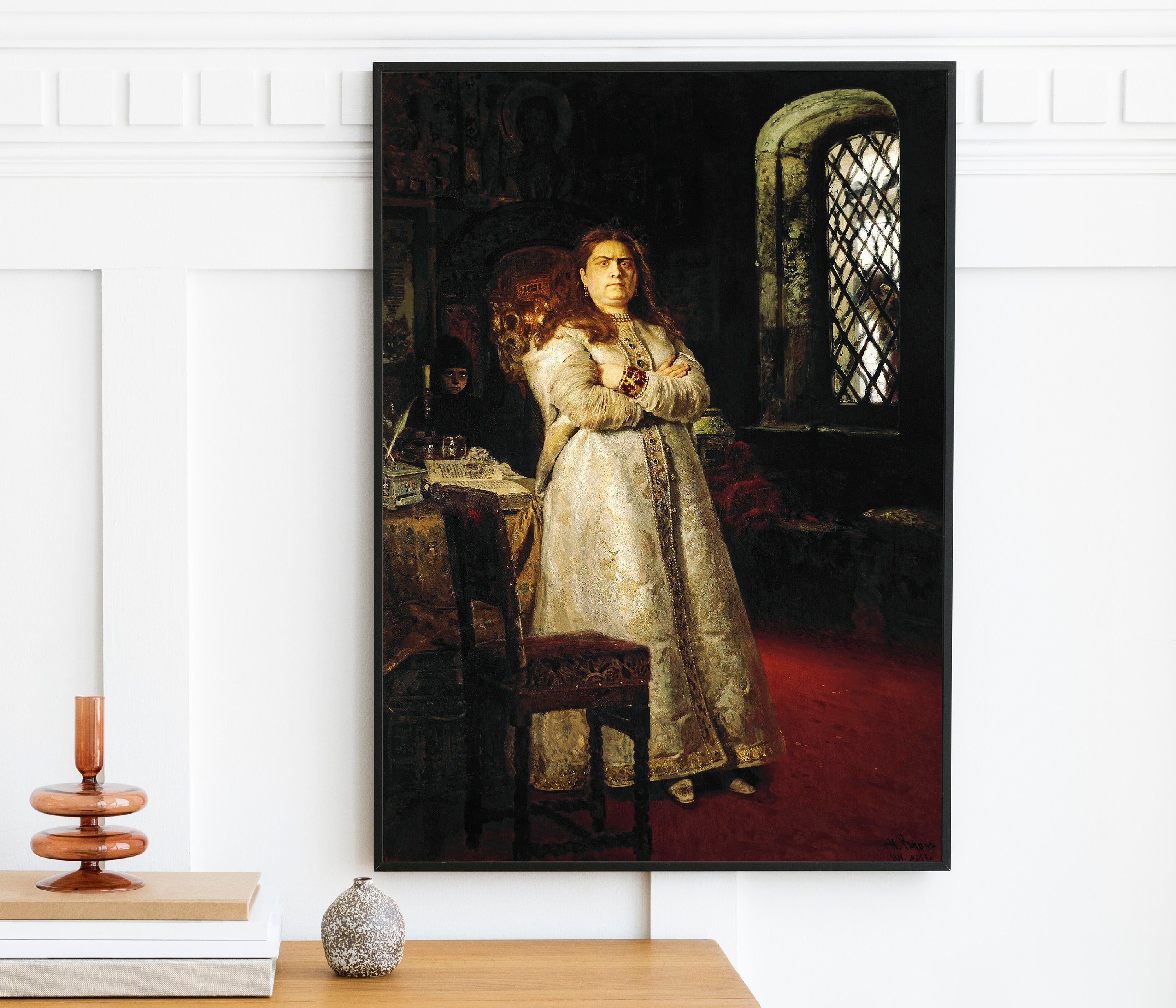 Ilya Repin - Grand Duchess Sofia at the Novodevichy Convent (1879