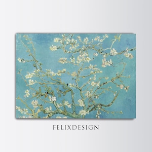 Vincent Van Gogh - Blossoming Almond Tree (1890) - Printable Download, Digital Art, Impressionism Art Classic Painting Poster Print Art Gift