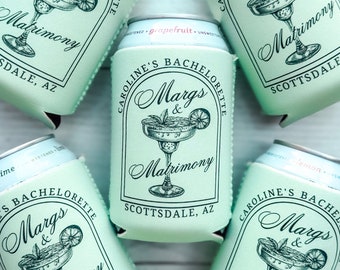 Margs and Matrimony, Margarita Bachelorette, Margaritas and matrimony, Scottsdale, Final Fiesta, Tequila, Bachelorette, Custom Can Cooler