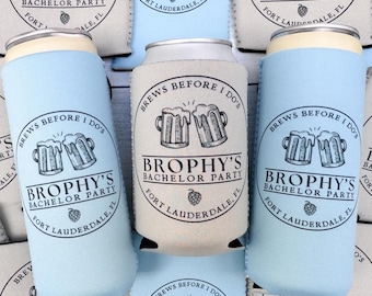 Bachelor Party Can Cooler,  Beer, Bachelor Party, Brewery Bachelor Party, Bachelor Party Favor, Groomsman gift