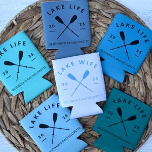 Lake Life  | Lake Wife  | Lake Bachelorette | Custom Can Cooler  | Beach Bach | Bachelorette Party | Bachelorette Party Favor