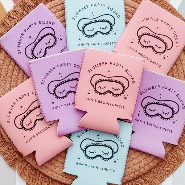 Pajama Party Favors | Bachelorette Sleepover Favors | Sleepover Bachelorette | PJ Party | Bachelorette Pajama Party | Bachelorette Sleepover