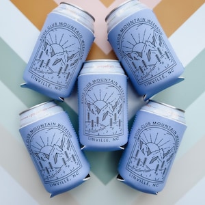 Mountain Bachelorette Party, Custom Can Cooler, Camp Bachelorette, Bachelorette Party, Bachelorette Party Favor, Colorado