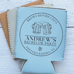 Bachelor Party Can Cooler,  Beer, Bachelor Party, Brewery Bachelor Party, Bachelor Party Favor, Groomsman gift