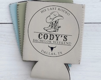 Western Bachelor Party, Last Rodeo, Bachelor Party Can Cooler, Nashville, Bachelor Party, Bachelor Party Favor, Texas, Nashville, Austin