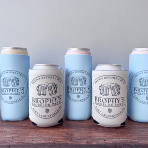 Bachelor Party Can Cooler, Beer, Bachelor Party, Brewery Bachelor Party, Bachelor Party Favor, Groomsman gift image 11