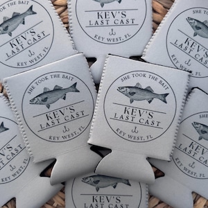 Bachelor Party Can Cooler, Fishing Trip, Bachelor Party, Fishing Bachelor Party, Boat, Bachelor Party Favor, Groomsman, Striper Fish