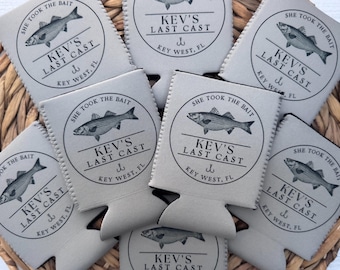 Bachelor Party Can Cooler, Fishing Trip, Bachelor Party, Fishing Bachelor Party, Boat, Bachelor Party Favor, Groomsman, Striper Fish