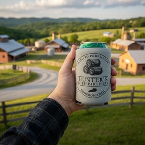 Bachelor Party Can Cooler, Bourbon Trail, Aged to Perfection, Distillery Party, Whiskey, Kentucky Bourbon Trail, Bachelor Party Favor immagine 6