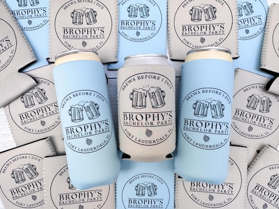 Bachelor Party Can Cooler,  Beer, Bachelor Party, Brewery Bachelor Party, Bachelor Party Favor, Groomsman gift
