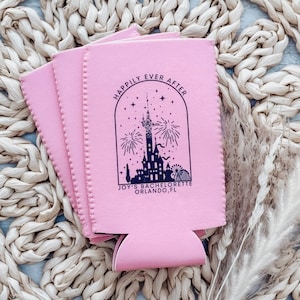 Magical Bachelorette, Happily Ever After, Amusement Park, Theme Park, Roller Coaster, Bachelorette Party, Custom Can Cooler