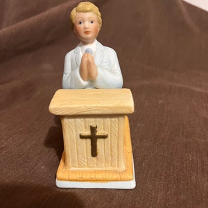 First communion or confirmation figurine by Roman Inc 1985