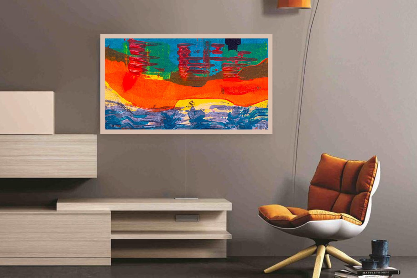 Samsung Art TV Samsung Frame TV Art Abstract Frame TV Art Etsy
