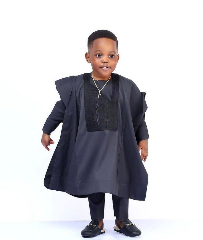 African Agbada dress for kids Dashiki African traditional Etsy