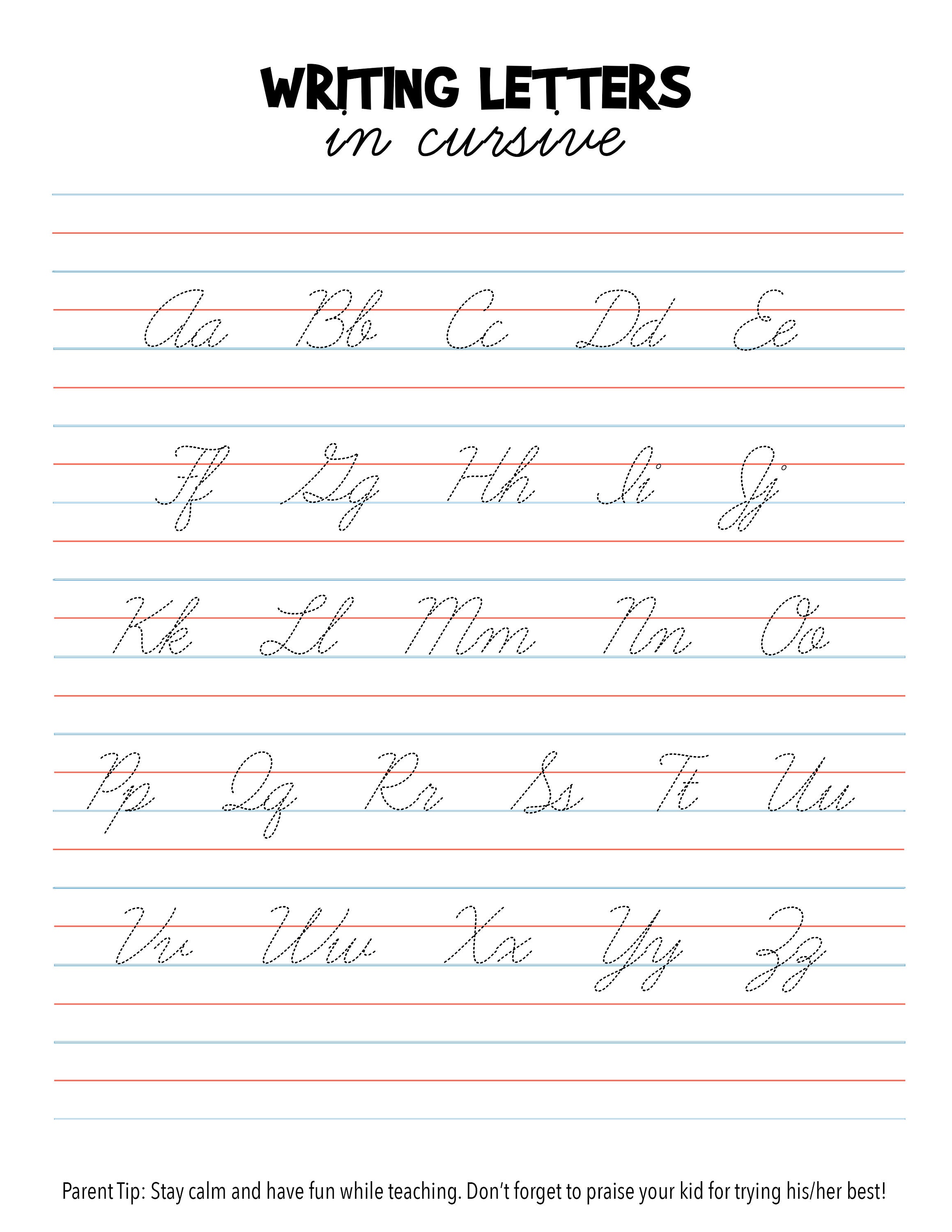 cursive-writing-practice-sheet