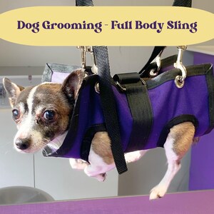 Dog grooming hammock sling new arrivals