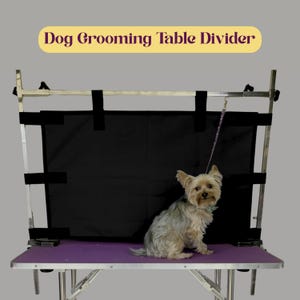 Dog Grooming Table Divider: Adjustable Pet Salon Equipment