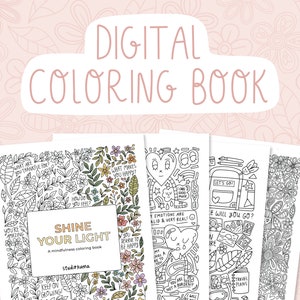 Digital Coloring Book || For Print or Digital Use