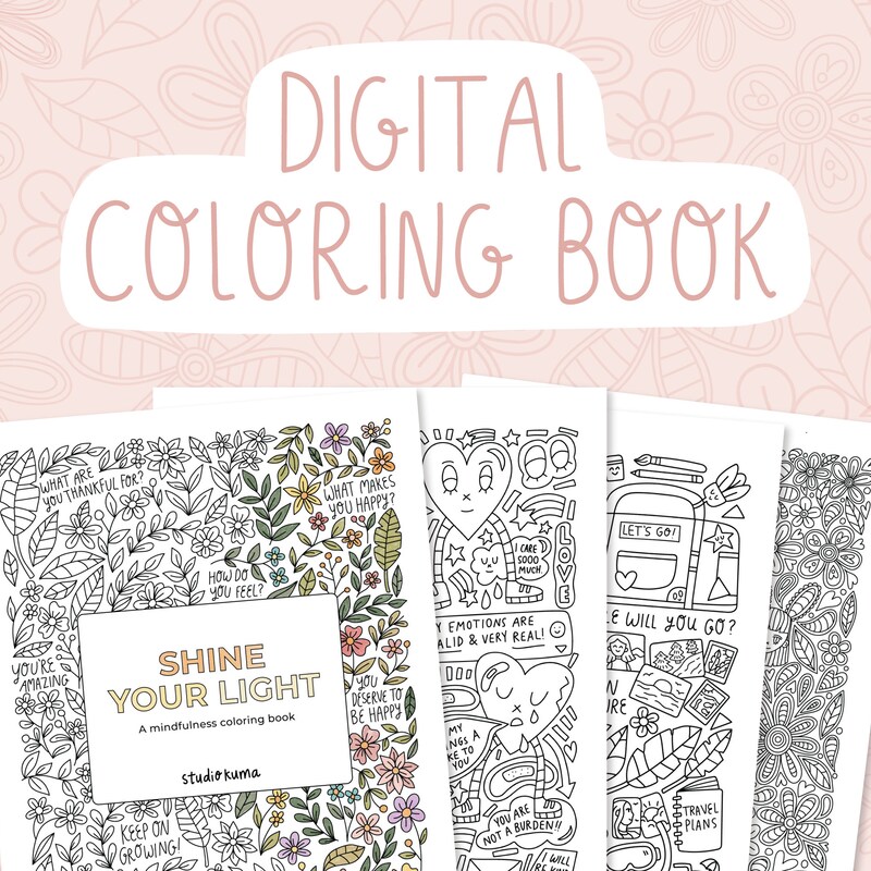 Detailed Digital Coloring Book Pdf Image Art Detailed Digital Coloring Book Pdf Image Art