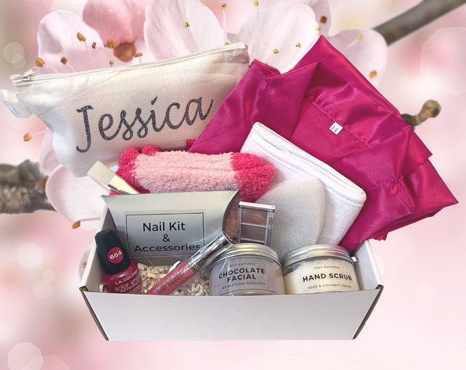 Spa Day Gift Set with Silk Robe