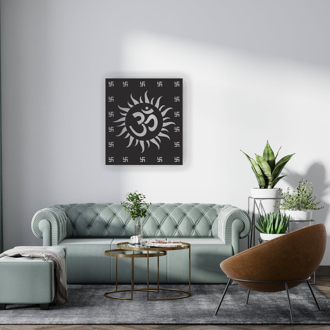 Om Sign Wall Art Decor Wood Wall Hangings Wall Decoration Etsy