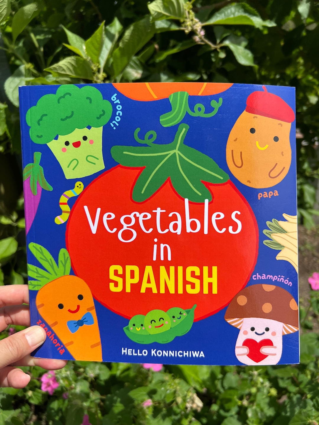 Spanish Kids Picture Book Vegetables Bilingual Learning Childrens Book ...