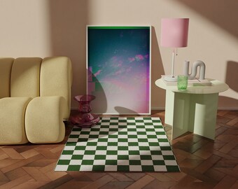 Eclectic Stars Art Print: Bold Colorful Room Decor