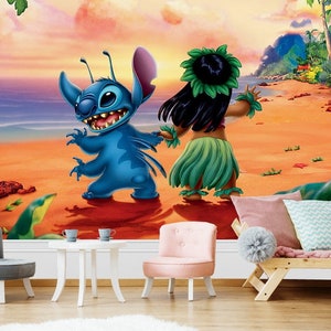 Wall Mural Lilo And Stitch, Movies, Animated-Movies, Photo Wallpaper Kids Room