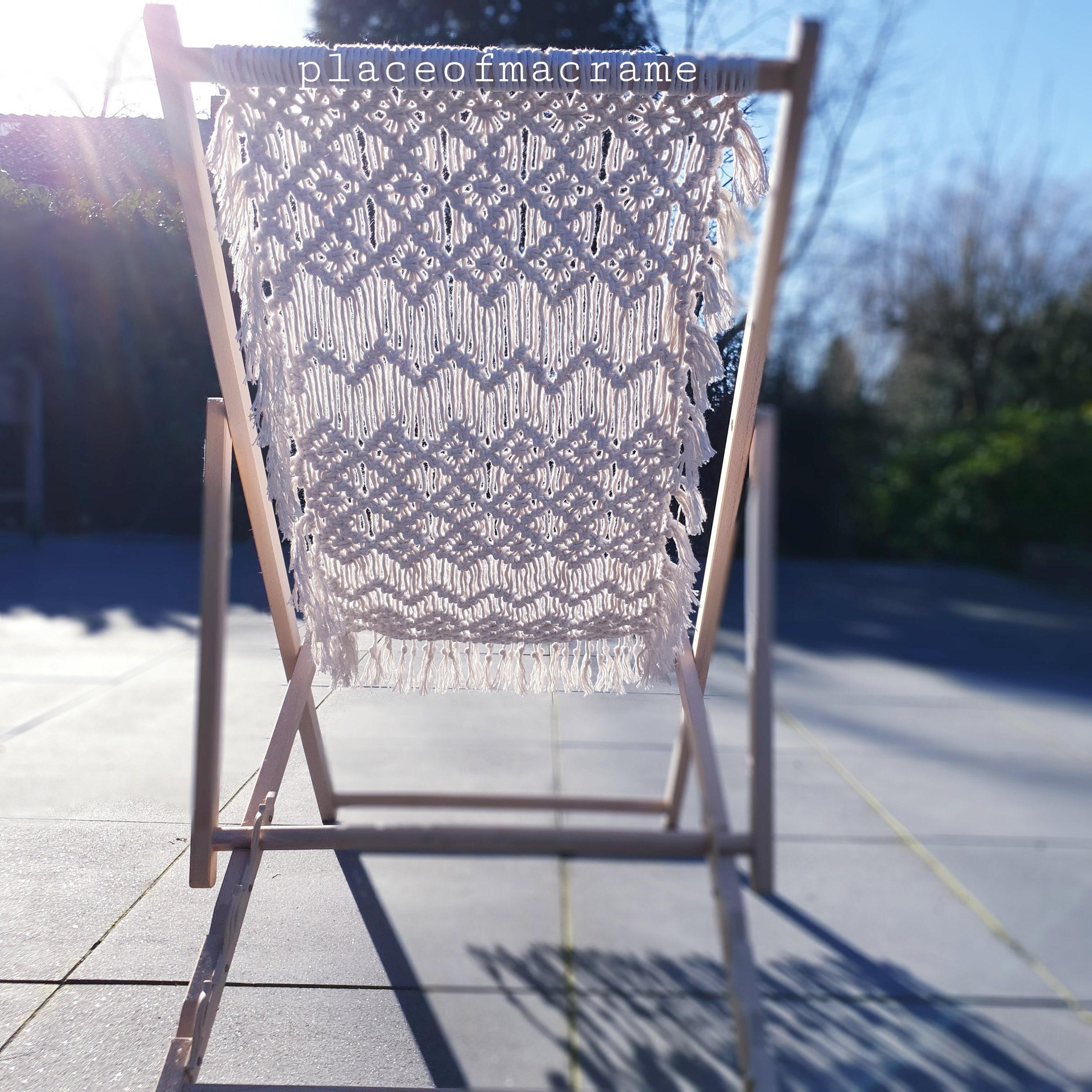chaise Longue Macramé,