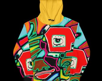 Abstract Graphic, Original Artwork  Unisex Hoodie