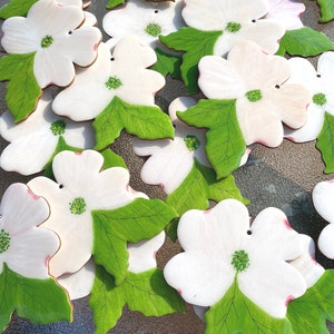 Dogwood Home Decor, Hand painted Dogwood Flower, Wedding Favor, Bridesmaids Gift Ornament