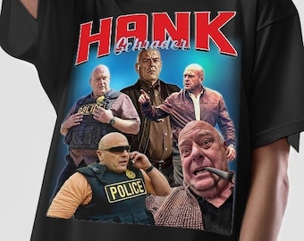 Hank Schrader T shirt, Breaakingg Bad Fan Tshirt, Marie Schrader Shirt, Heisenberg HS02