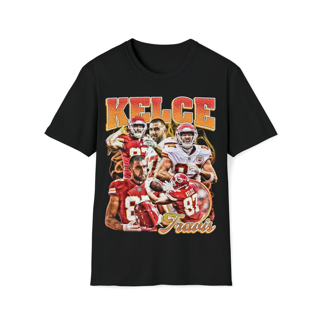 Vintage Travis Kelce Shirt, Football Shirt, Classic 90s Graphic Tee ...
