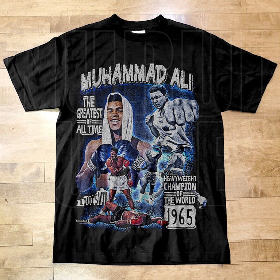 Vintage Style Muhammad Ali Vintage 90s Raptees , Hip Hop Rnb