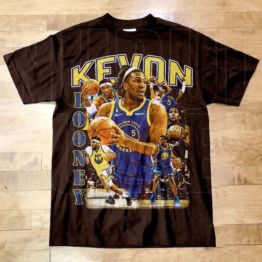 Kevon Looney Vintage 90s T Shirt Homage Retro Classic